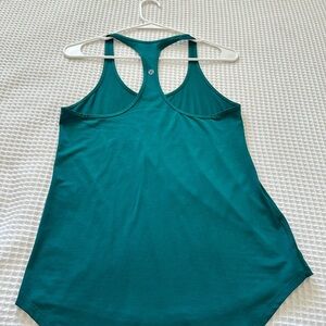 lululemon athletica Emerald Green Racerback Workout Tank